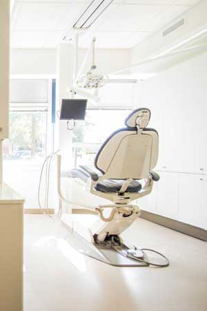 Photograph of a dentist's char